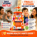 Halal Kids Multivitamin Gummies for Ages 2+ | 10-in-1, Gelatin-Free, 300 Count (5-Month Supply)