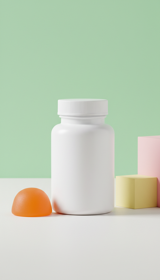 Calcium + D3 gummies bottle